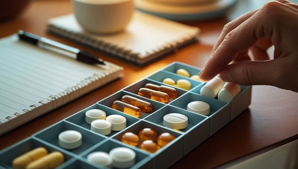 Daily Medications Pill Organiser or pill box