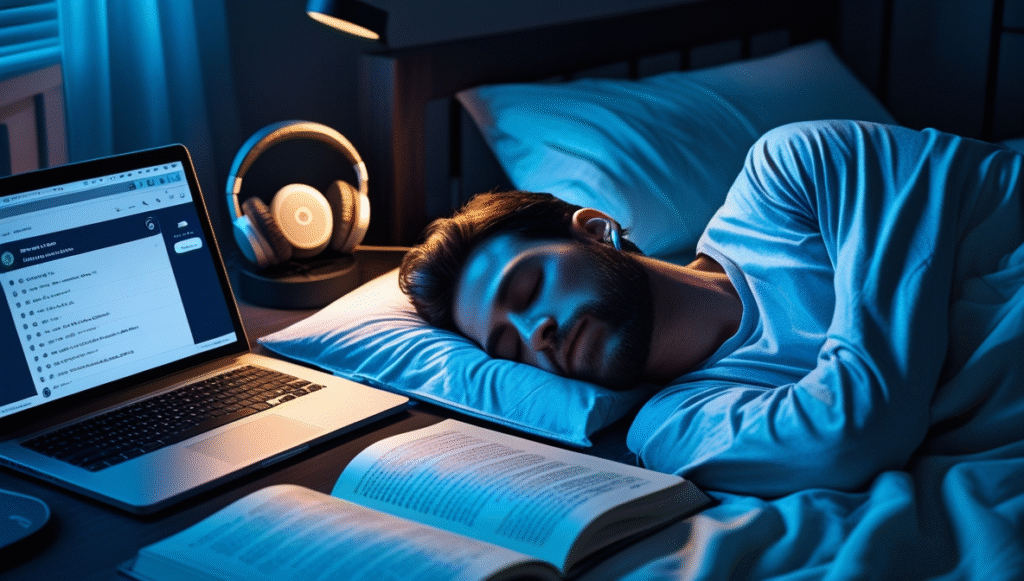 Subliminal Learning to induce restful sleep