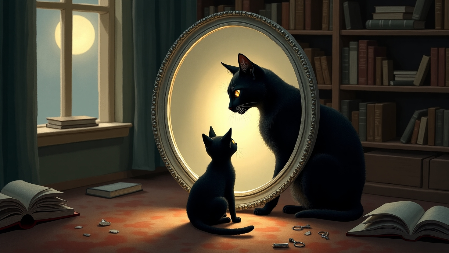 You are currently viewing Cognitive Dysfunction: 5 Bright Insights from the Philosopher’s Cat Who Mistook a Mirror for the Moon