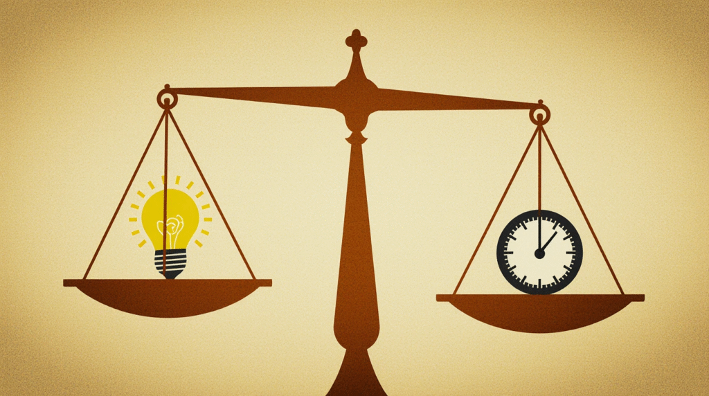 Scales Balancing Energy and Time